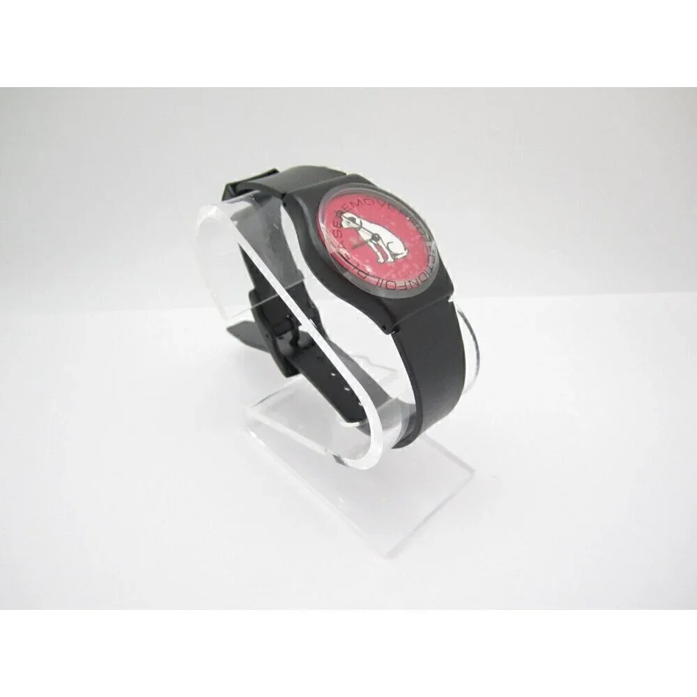Vtg Women RCA Dog Quartz WR Analog 32mm Dial Round Watch (G691) 